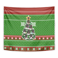 German Shepherd Pine Xmas Christmas Tapestry Xmas Holiday Patterns - Wonder Print Shop