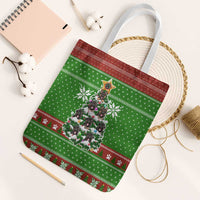 German Shepherd Pine Xmas Christmas Tote Bag Xmas Holiday Patterns - Wonder Print Shop
