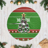 German Shepherd Pine Xmas Christmas Tree Skirt Xmas Holiday Patterns - Wonder Print Shop
