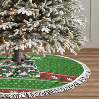 German Shepherd Pine Xmas Christmas Tree Skirt Xmas Holiday Patterns - Wonder Print Shop