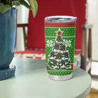 German Shepherd Pine Xmas Christmas Tumbler Cup Xmas Holiday Patterns - Wonder Print Shop