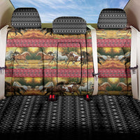 Horse Native American Pattern Christmas Christmas Back Car Seat Cover Xmas Holiday Patterns - Wonder Print Shop
