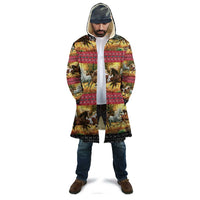 Horse Native American Pattern Christmas Christmas Cloak Xmas Holiday Patterns - Wonder Print Shop