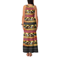 Horse Native American Pattern Christmas Christmas Family Matching Tank Maxi Dress and Hawaiian Shirt Xmas Holiday Patterns - Wonder Print Shop