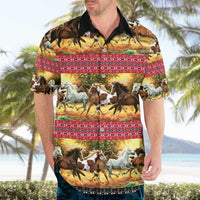Horse Native American Pattern Christmas Christmas Hawaiian Shirt Xmas Holiday Patterns - Wonder Print Shop