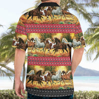 Horse Native American Pattern Christmas Christmas Hawaiian Shirt Xmas Holiday Patterns - Wonder Print Shop