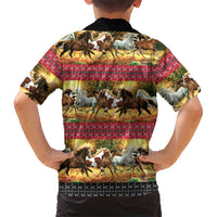 Horse Native American Pattern Christmas Christmas Hawaiian Shirt Xmas Holiday Patterns - Wonder Print Shop