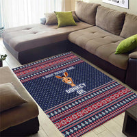I Just Really Like Donkey Christmas Christmas Area Rug Xmas Holiday Patterns - Wonder Print Shop