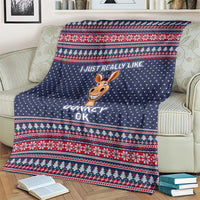 I Just Really Like Donkey Christmas Christmas Blanket Xmas Holiday Patterns - Wonder Print Shop