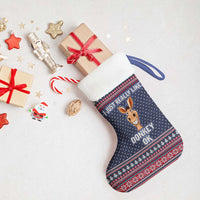 I Just Really Like Donkey Christmas Christmas Stocking Xmas Holiday Patterns - Wonder Print Shop