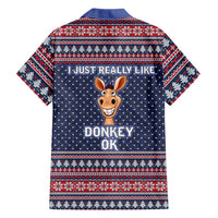 I Just Really Like Donkey Christmas Christmas Hawaiian Shirt Xmas Holiday Patterns - Wonder Print Shop