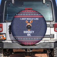 I Just Really Like Donkey Christmas Christmas Spare Tire Cover Xmas Holiday Patterns - Wonder Print Shop