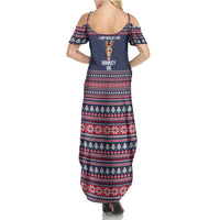 I Just Really Like Donkey Christmas Christmas Summer Maxi Dress Xmas Holiday Patterns - Wonder Print Shop