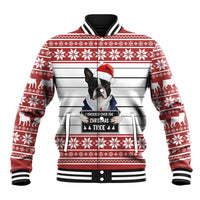 I Knocked Over Yhe Christmas Tree Christmas Christmas Baseball Jacket Xmas Holiday Patterns - Wonder Print Shop
