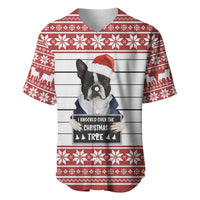 I Knocked Over Yhe Christmas Tree Christmas Christmas Baseball Jersey Xmas Holiday Patterns - Wonder Print Shop