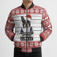 I Knocked Over Yhe Christmas Tree Christmas Christmas Bomber Puffer Jacket Xmas Holiday Patterns - Wonder Print Shop
