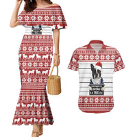 I Knocked Over Yhe Christmas Tree Christmas Christmas Couples Matching Mermaid Dress and Hawaiian Shirt Xmas Holiday Patterns - Wonder Print Shop