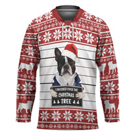 I Knocked Over Yhe Christmas Tree Christmas Christmas Hockey Jersey Xmas Holiday Patterns - Wonder Print Shop