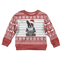 I Knocked Over Yhe Christmas Tree Christmas Kid Ugly Christmas Sweater Xmas Holiday Patterns - Wonder Print Shop