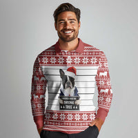 I Knocked Over Yhe Christmas Tree Christmas Christmas Long Sleeve Polo Shirt Xmas Holiday Patterns - undefined