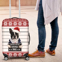 I Knocked Over Yhe Christmas Tree Christmas Christmas Luggage Cover Xmas Holiday Patterns - Wonder Print Shop