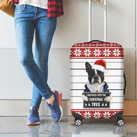 I Knocked Over Yhe Christmas Tree Christmas Christmas Luggage Cover Xmas Holiday Patterns - Wonder Print Shop
