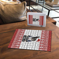 I Knocked Over Yhe Christmas Tree Christmas Christmas Puzzle Xmas Holiday Patterns - undefined