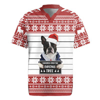 I Knocked Over Yhe Christmas Tree Christmas Christmas Rugby Jersey Xmas Holiday Patterns - Wonder Print Shop