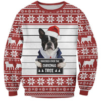 I Knocked Over Yhe Christmas Tree Christmas Christmas Sweatshirt Xmas Holiday Patterns - Wonder Print Shop