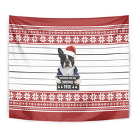I Knocked Over Yhe Christmas Tree Christmas Christmas Tapestry Xmas Holiday Patterns - Wonder Print Shop