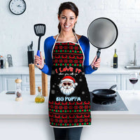 I Love It When You Call Me Big Poppa Christmas Christmas Apron Xmas Holiday Patterns - Wonder Print Shop
