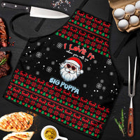 I Love It When You Call Me Big Poppa Christmas Christmas Apron Xmas Holiday Patterns - Wonder Print Shop
