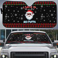 I Love It When You Call Me Big Poppa Christmas Christmas Auto Sun Shade Xmas Holiday Patterns - Wonder Print Shop