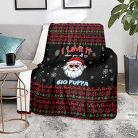 I Love It When You Call Me Big Poppa Christmas Christmas Blanket Xmas Holiday Patterns - Wonder Print Shop