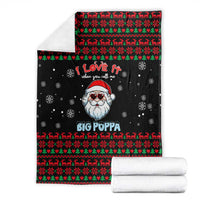 I Love It When You Call Me Big Poppa Christmas Christmas Blanket Xmas Holiday Patterns - Wonder Print Shop