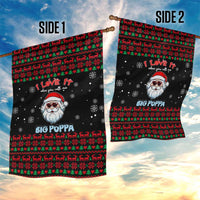 I Love It When You Call Me Big Poppa Christmas Christmas Garden Flag Xmas Holiday Patterns - Wonder Print Shop
