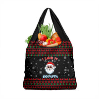 I Love It When You Call Me Big Poppa Christmas Christmas Grocery Bag Xmas Holiday Patterns - Wonder Print Shop