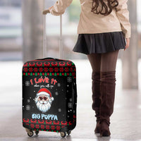 I Love It When You Call Me Big Poppa Christmas Christmas Luggage Cover Xmas Holiday Patterns - Wonder Print Shop