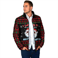 I Love It When You Call Me Big Poppa Christmas Christmas Padded Jacket Xmas Holiday Patterns - Wonder Print Shop