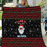 I Love It When You Call Me Big Poppa Christmas Christmas Quilt Xmas Holiday Patterns - Wonder Print Shop