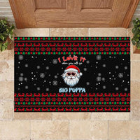 I Love It When You Call Me Big Poppa Christmas Christmas Rubber Doormat Xmas Holiday Patterns - Wonder Print Shop