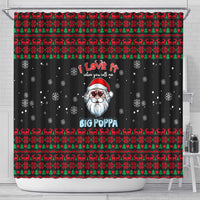 I Love It When You Call Me Big Poppa Christmas Christmas Shower Curtain Xmas Holiday Patterns - Wonder Print Shop