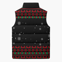 I Love It When You Call Me Big Poppa Christmas Christmas Sleeveless Puffer Jacket Xmas Holiday Patterns - Wonder Print Shop