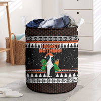 I Regret Nothing Cat Christmas Christmas Laundry Basket Xmas Holiday Patterns - Wonder Print Shop