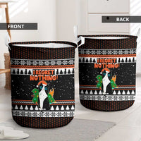 I Regret Nothing Cat Christmas Christmas Laundry Basket Xmas Holiday Patterns - Wonder Print Shop