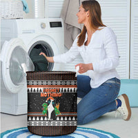 I Regret Nothing Cat Christmas Christmas Laundry Basket Xmas Holiday Patterns - Wonder Print Shop