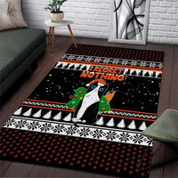 I Regret Nothing Cat Christmas Christmas Area Rug Xmas Holiday Patterns - Wonder Print Shop
