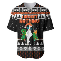 I Regret Nothing Cat Christmas Christmas Baseball Jersey Xmas Holiday Patterns - Wonder Print Shop