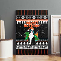I Regret Nothing Cat Christmas Christmas Canvas Wall Art Xmas Holiday Patterns - Wonder Print Shop