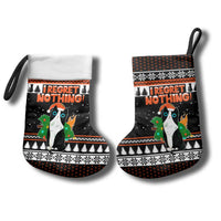 I Regret Nothing Cat Christmas Christmas Stocking Xmas Holiday Patterns - Wonder Print Shop